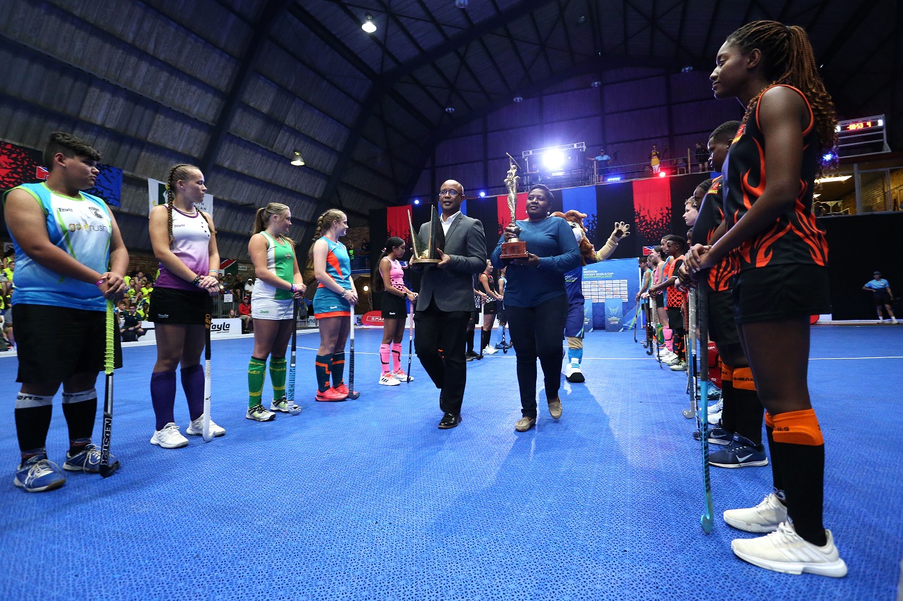 Featured image for “FIH HOCKEY INDOOR WORLD CUP TROPHY LAUNCHED IN CAPE TOWN”