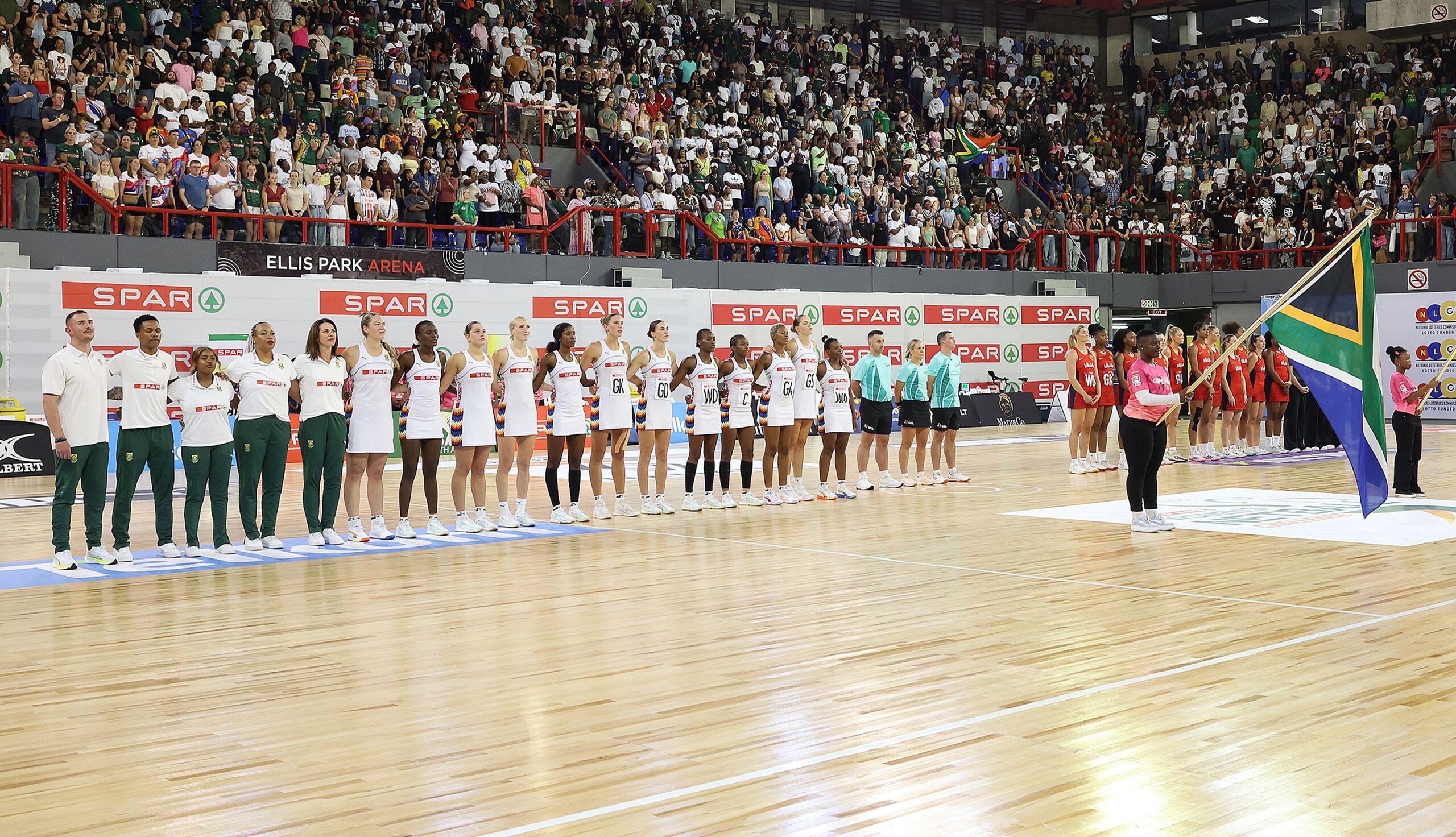 Featured image for “ALL TO PLAY FOR IN FINAL SPAR CHALLENGE NETBALL TEST AS ENGLAND BOUNCE BACK TO BEAT SOUTH AFRICA”
