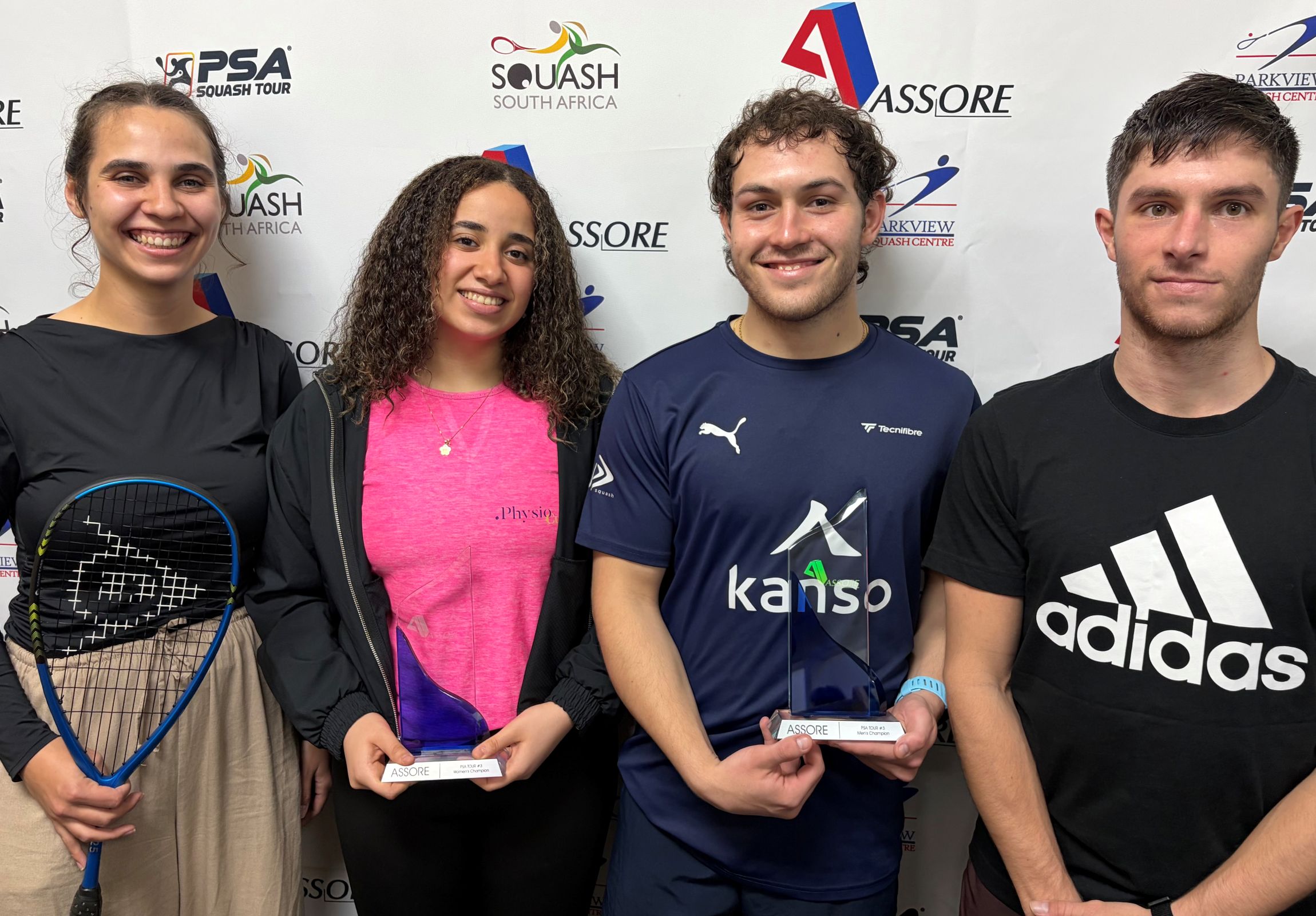 Featured image for “SQUASH MEDIA RELEASE: GOHARY HOLDS OFF SOUTH AFRICA’S HELENA HUDSON IN ASSORE TOUR SHOWDOWN”